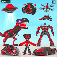 Dino Car Robot Transform Games