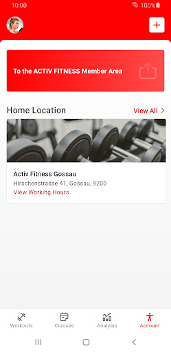 Screenshot of ACTIV FITNESS