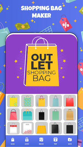 Android application Shopping Bag Design Maker screenshort