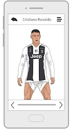 Cristiano Ronaldo & Curry : How to draw players