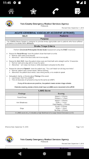 Yolo County EMS Agency Screen 3