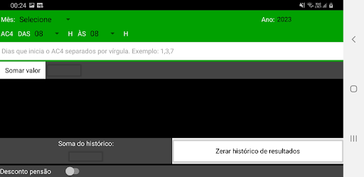 Calculadora AC4 Goiás Pro Screen 3