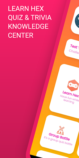 Android application Learn Hex screenshort