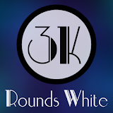 3K Rounds White - Icon Pack icon