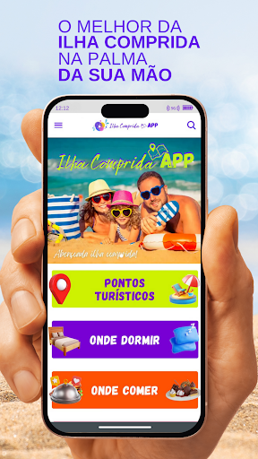 Android application Ilha Comprida screenshort