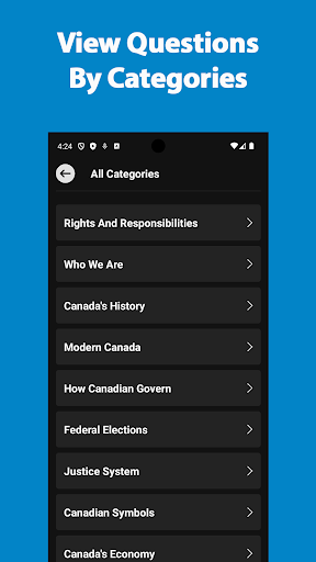 Canadian Citizenship Test 2024 Screen 3