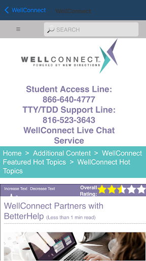 WellConnect For You Screen 3