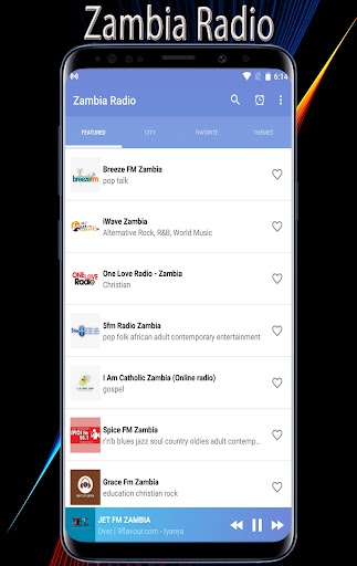 Android application Zambia Radio screenshort