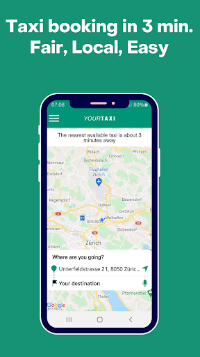 Android application YOURTAXI - Request Taxi 24h screenshort