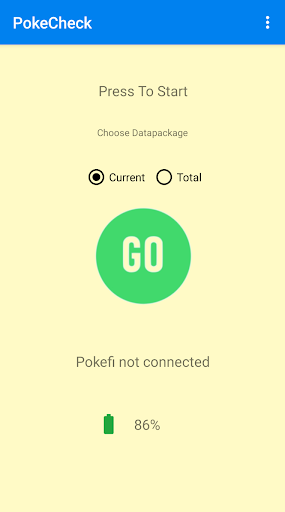 Android application PokeCheck screenshort