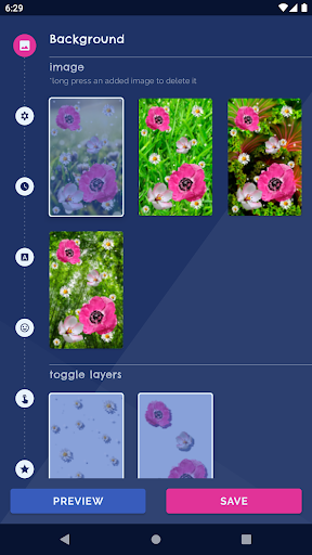 Android application Pink Flower Live Wallpaper screenshort