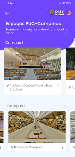 App dos Alunos PUC-Campinas Screen 3