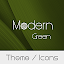 Modern Green Theme  + Icons