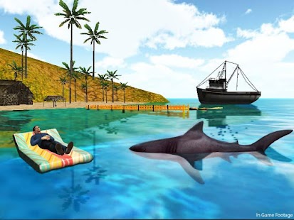 Angry Shark 3D Simulator Game Screenshot