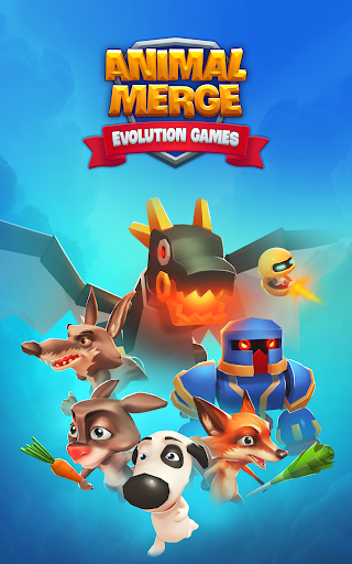 Android application Animal Merge - Evolution Games screenshort