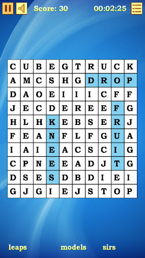 Words Search Screen 3