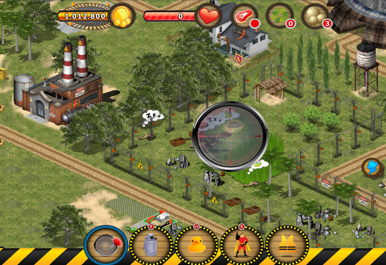 Android application Jurassic Island: Dinosaur Zoo screenshort
