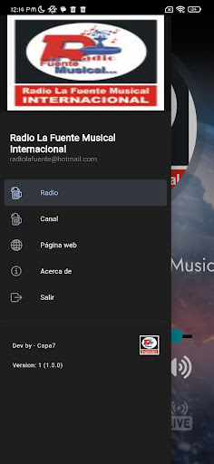 Radio La Fuente Musical Screen 2