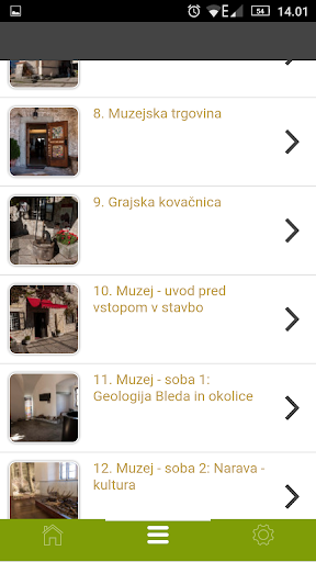 Avdio vodnik Blejskega gradu Screen 2