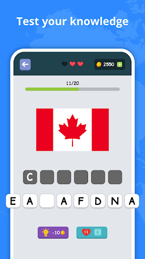 Flags of Countries: Quiz Game screenshot