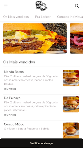 Android application Double Trouble Burger screenshort