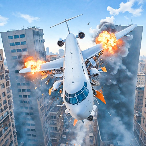 Airplane Crash Flight Landing logo
