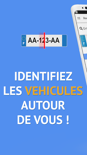 Android application Immatriculation Scanner screenshort