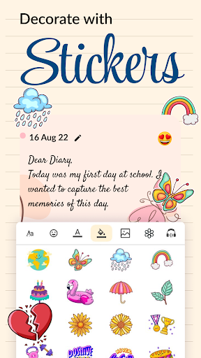 Screenshot of Daily Journal: Diary with lock