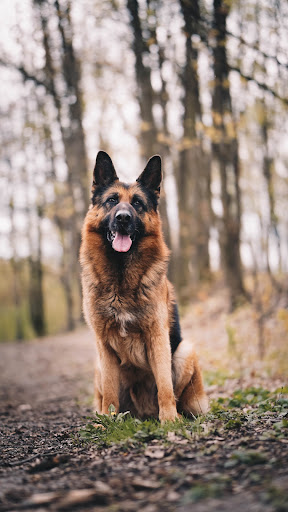 Android application German Shepherd screenshort