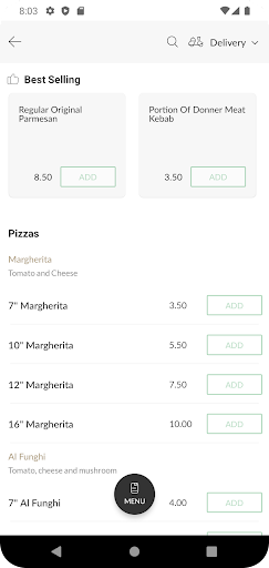 Roosters Pizza & Parmo House Screen 2