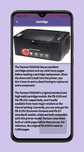 Pantum P2502W Guide Screen 3