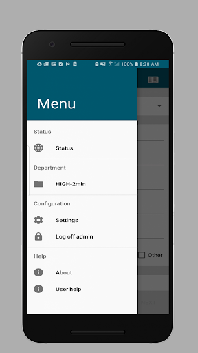 Android application PACS Scan Mobile screenshort