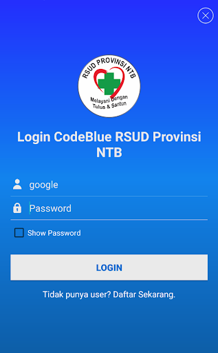 CodeBlue RSUD Provinsi NTB Screen 3