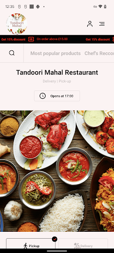 Android application Tandoori Mahal Restaurant screenshort