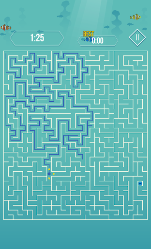 Android application Maze & Fish screenshort