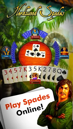 Game screenshot Hardwood Spades - Card Game mod apk
