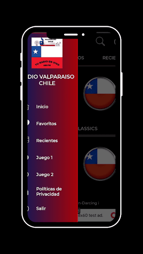 Android application Radio Valparaiso Chile screenshort