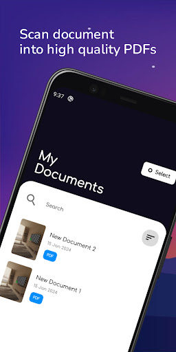 Android application OK Scan - PDF Scanner screenshort