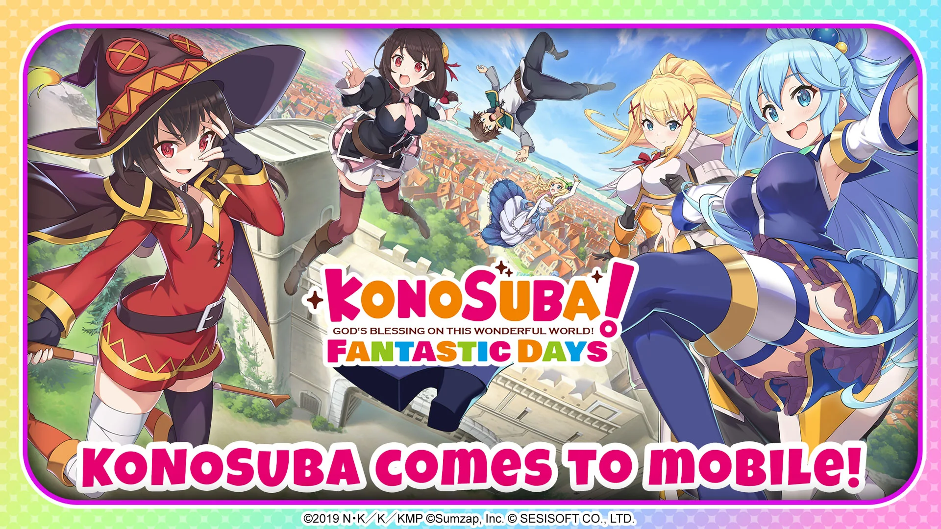 Download Follow the adventure of Kazuma and his mischievous gang in the  world of Konosuba.