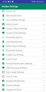 Android Hidden Settings MOD APK 1.7.5 (Pro Unlocked) 1