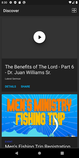 Android application Ontario Christian Center screenshort