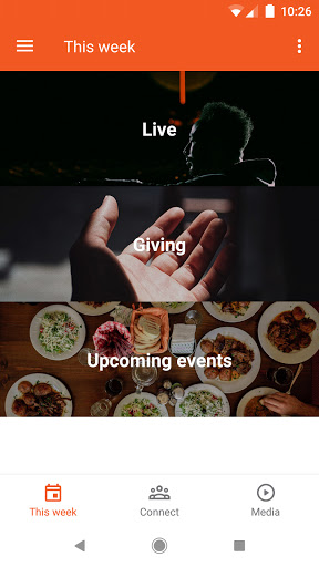 Android application Harvest Church screenshort