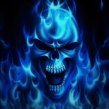 Blue Skull Live Wallpaper icon