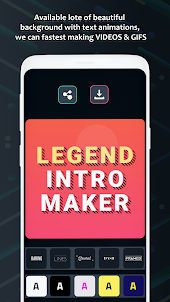 Legend - Intro Maker