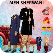 Man Sherwani Photo Suit Editor