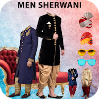 Man Sherwani Suit Photo Editor