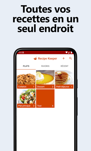 Aperçu de l'application