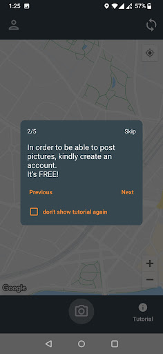 Android application BlinkShare screenshort
