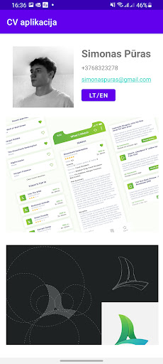 Simonas CV Screen 2