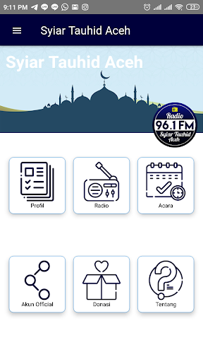 Android application Syiar Tauhid Aceh screenshort